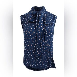 ModCloth Circus Tie Neck Top - Perfect condition!